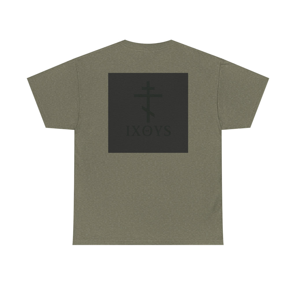 Christ Our Father" Orthodox Cross Tee – Gold Seal Edition