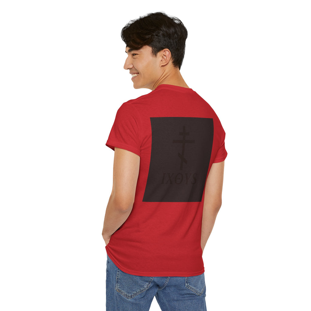 Christ Our Father" Orthodox Cross Tee – Gold Seal Edition