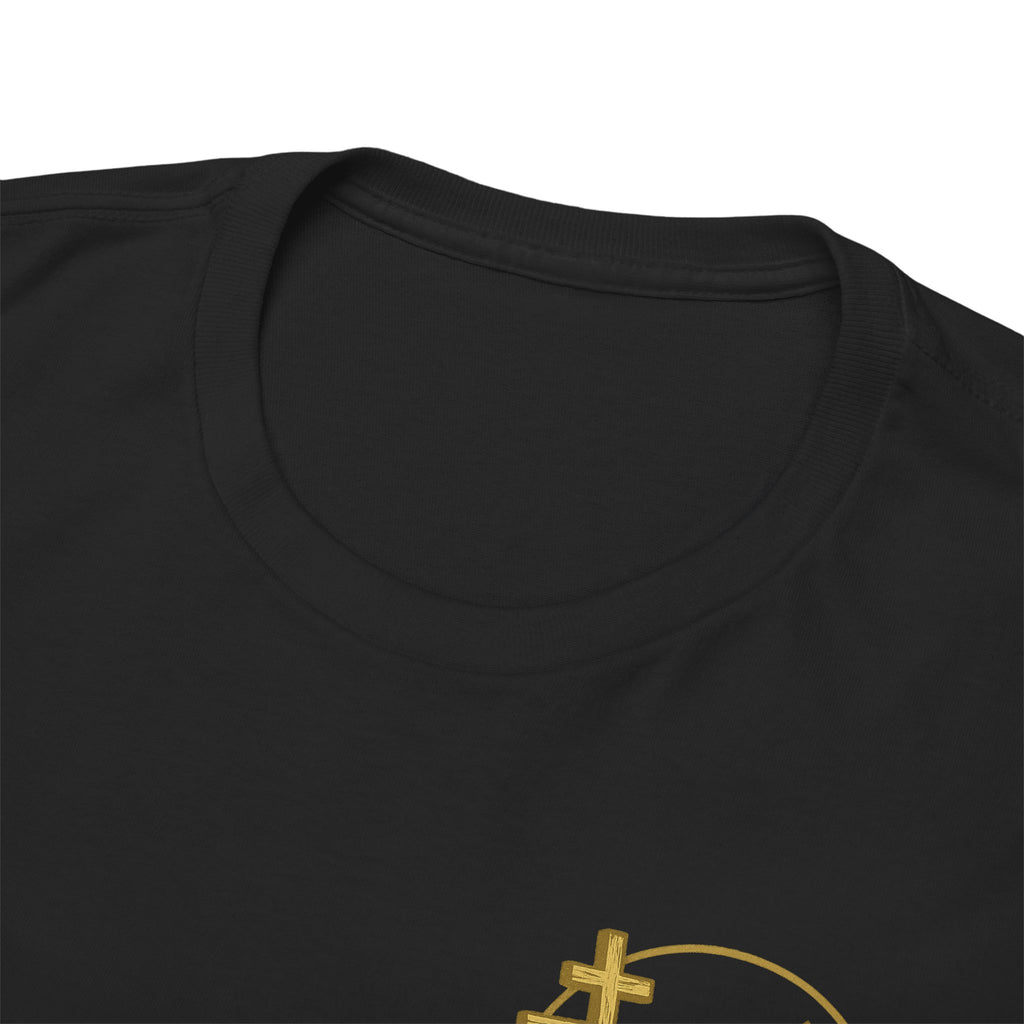 Christ Our Father" Orthodox Cross Tee – Gold Seal Edition