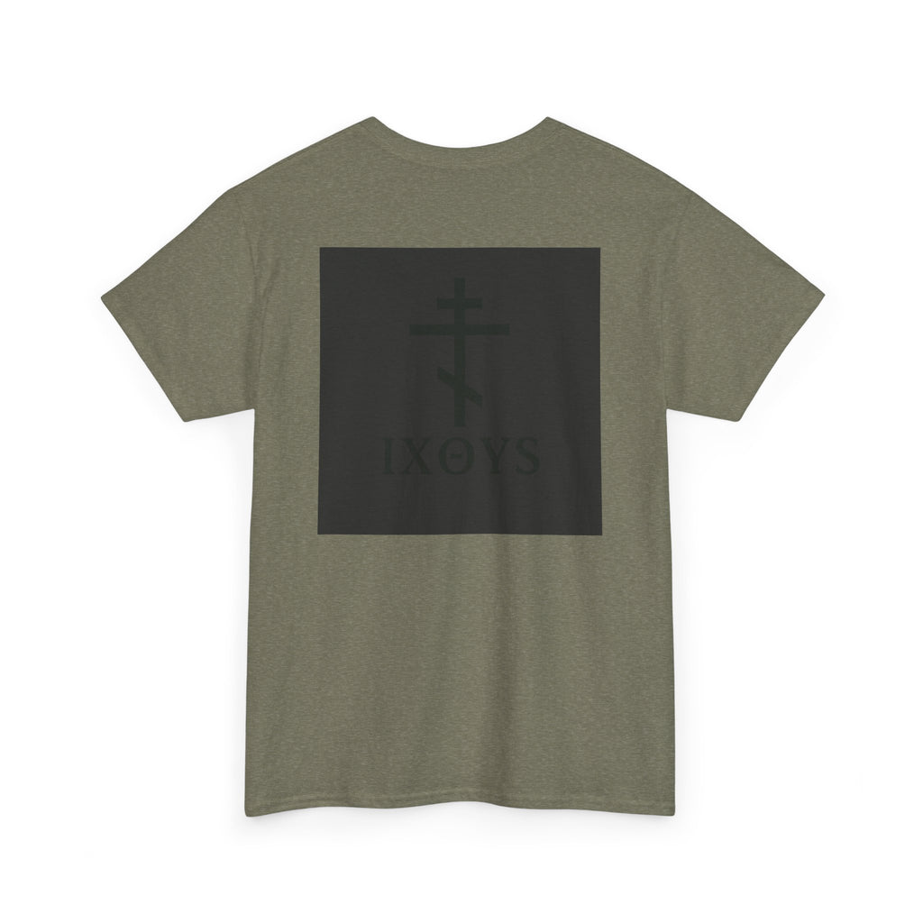 Christ Our Father" Orthodox Cross Tee – Gold Seal Edition